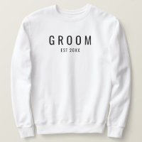 Modern Groom Est Engagement Fiance Wedding Gift