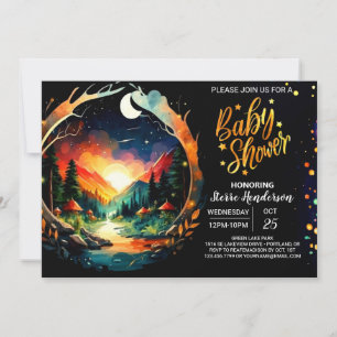 Modern Grove Enchanted Cottagecore Baby Shower Invitation