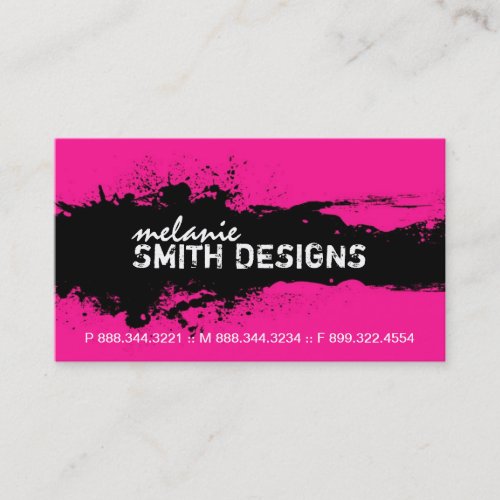 Modern Grunge Business Card