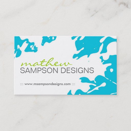 Customizable Modern Grunge Business Card