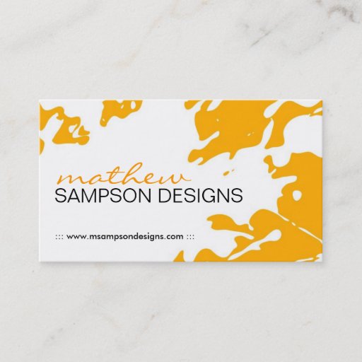 Customizable Modern Grunge Business Card