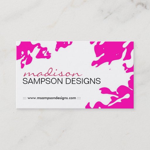 Customizable Modern Grunge Business Card