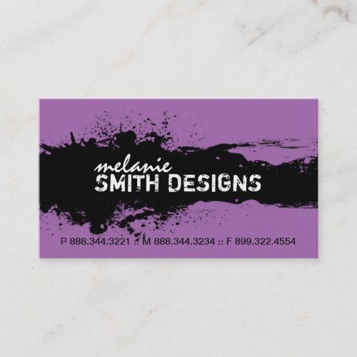 Modern Grunge Business Card