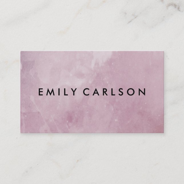 Modern Grunge Business Card (Front)
