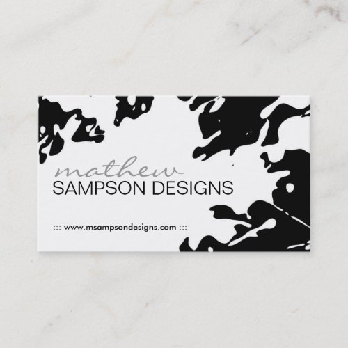 Modern Grunge Business Card