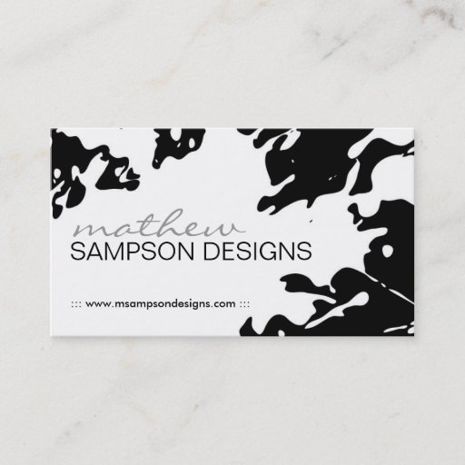 Customizable Modern Grunge Business Card