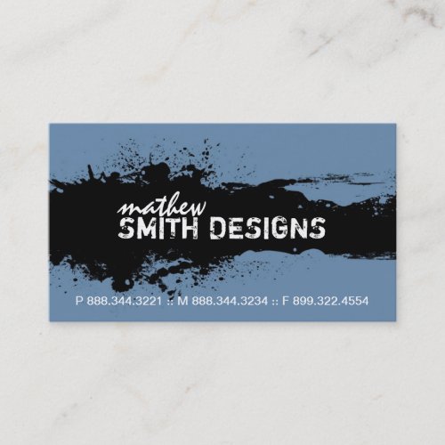 Modern Grunge Business Card