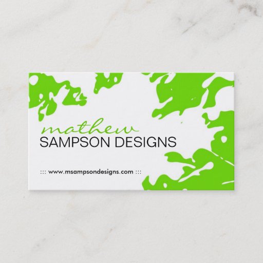 Customizable Modern Grunge Business Card
