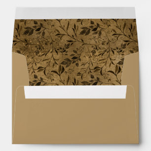Modern Grunge Leaf Pattern - Envelope