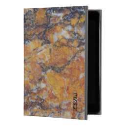 Modern Grungy Brown Faux Marble Texture iPad Pro 9.7&quot; Case