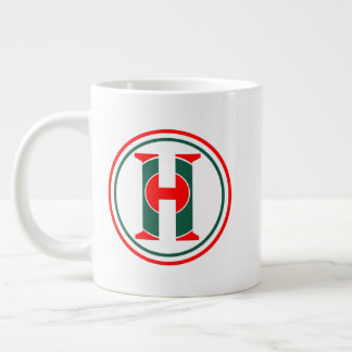 Modern H Letter Logo  Giant Coffee Mug