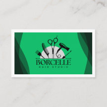 Modern Hair Salon Business Card Template