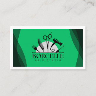 Modern Hair Salon Business Card Template