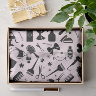 Modern Hair Salon Stylist Tissue Paper