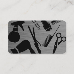 Modern Hair Stylist Business Card