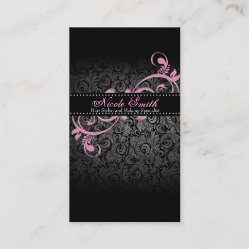 Customizable Modern Hair Stylist Business Card