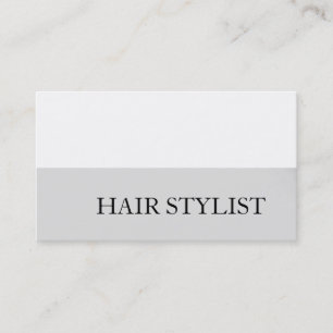 Modern Hair Stylist Professional Business Card