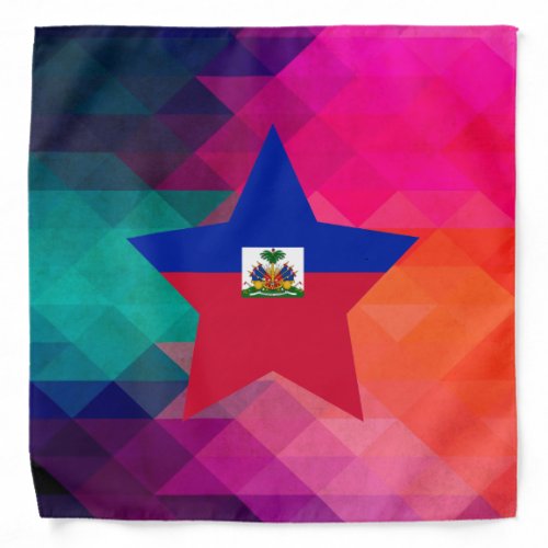 Modern Haiti Flag Bandana