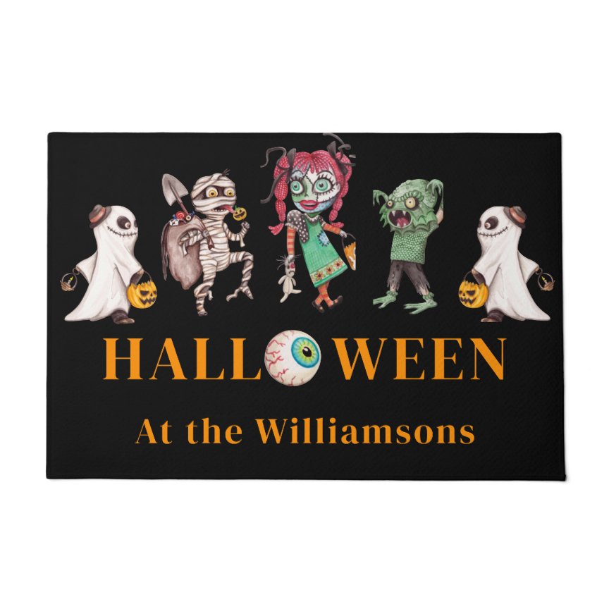 Halloween  five characters costume party suite