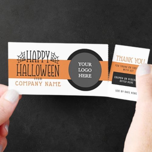 Modern Halloween Business Coupon Tickets
