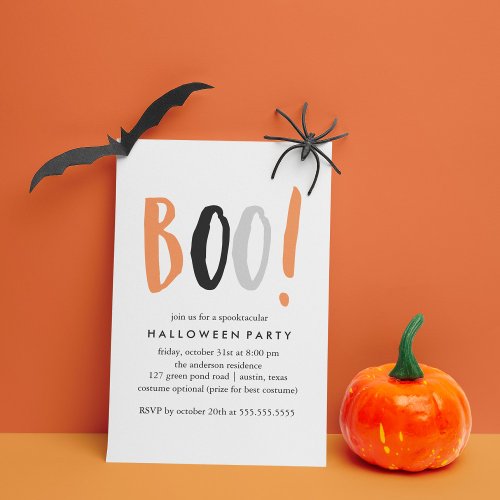 Modern Halloween Celebration Invitation