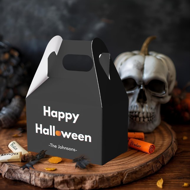 Modern Halloween Favor Box – Personalized (Creator Uploaded)