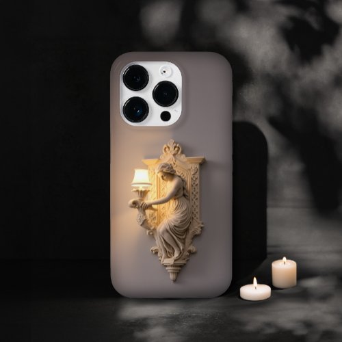 Modern halloween spooky Renaissance Lamp Design Case_Mate iPhone 14 Pro Case