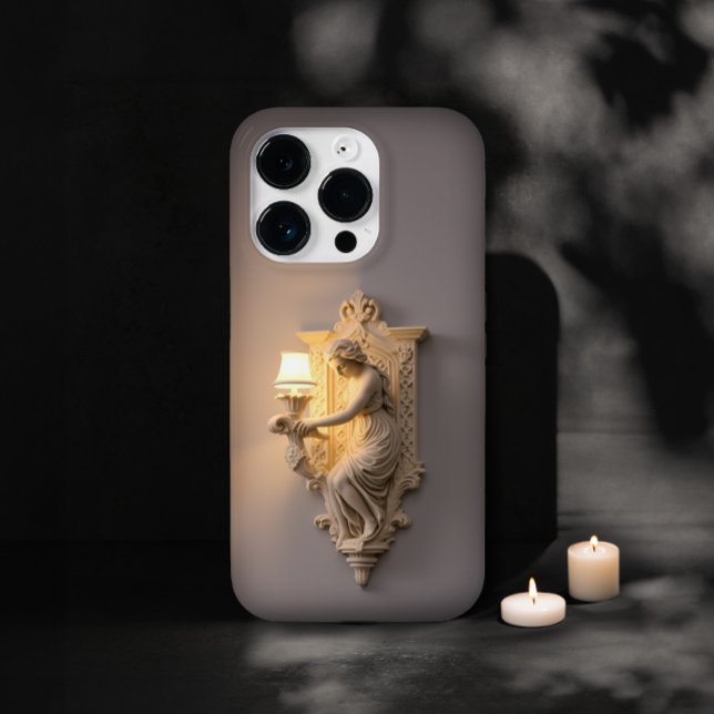 Modern halloween spooky Renaissance Lamp Design Case-Mate iPhone Case (Creator Uploaded)
