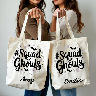 Modern Halloween Squad Ghouls Bag For Friends