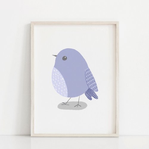 modern Hand_Drawn Bird Poster