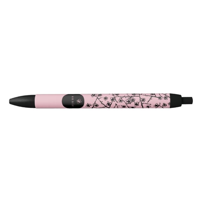 Modern, Hand-Drawn Cherry Blossoms Pen (Front)