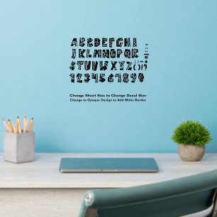 Modern Hand Drawn Novelty Tribal Boho Black Wall Wall Decal