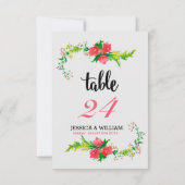 Modern Hand Drawn Watercolor Pink Flowers (Back)