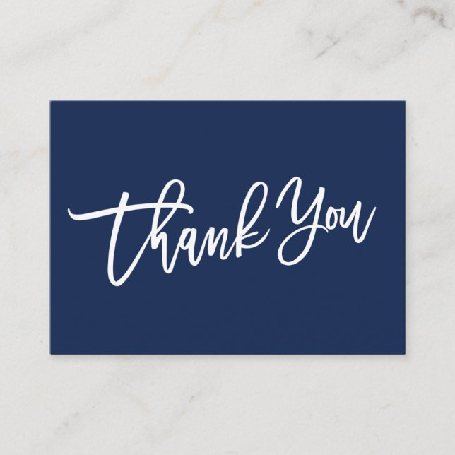 MODERN HAND LETTERED Thank you for your purchase Enclosure Card (Front)