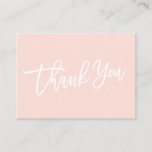 MODERN HAND LETTERED Thank you for your purchase Enclosure Card