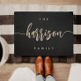 Modern Hand Scripted Personalized Family Name Doormat
