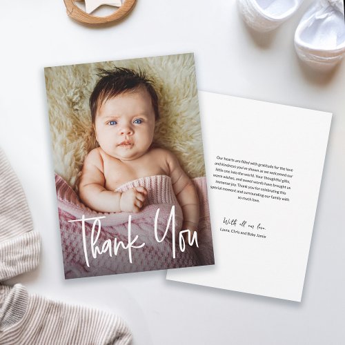 Modern Handlettering Custom Baby Girl Shower Photo