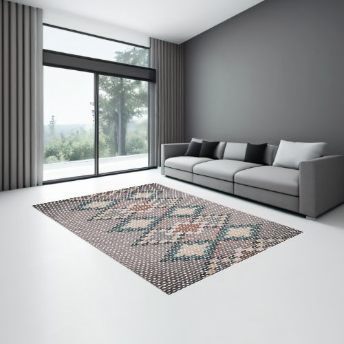 Modern Handmade Traditional Woven Embroidery  Rug