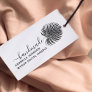 Modern Handmade Tropical Custom Name Social Handle Self-inking Stamp