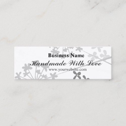 Label Tag Handmade  With Love Business Card