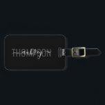 Modern Handwriting Calligraphy Name Simple Luggage Tag<br><div class="desc">Modern font combined with handwriting calligraphy.</div>