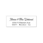 Modern HandWritten retro Name & Address wedding