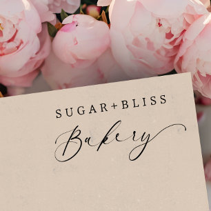 Modern Handwritten Script Bakery Business Self-inking Stamp