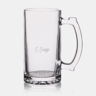 Modern Handwritten Script Personalized Stein