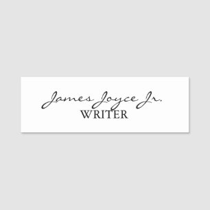 Modern Handwritten Stylish Minimalist Script Name Tag