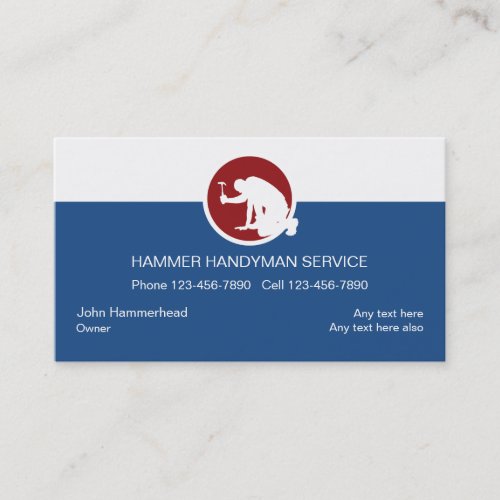 Modern Handyman Business Card