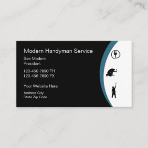 Modern Handyman Business Card 4