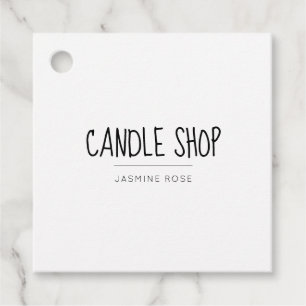 Modern Hang Tags, Clothing Label, Store Sale Favor Tags