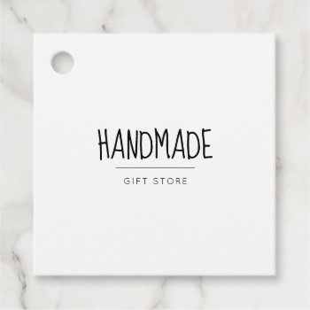 Modern Hang Tags  Clothing Label  Store Sale Favor Tags by olicheldesign at Zazzle