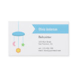 Modern Hanger Toys Babysitting Business Cards Modern Hanger Toys Babysitting Business Cards